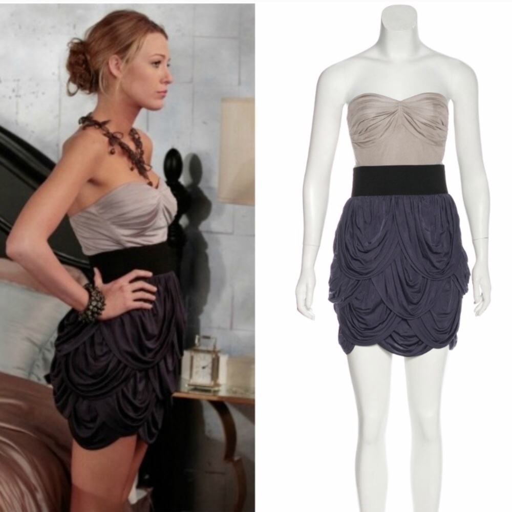 Yigal Azrouel Strapless Jersey Dress